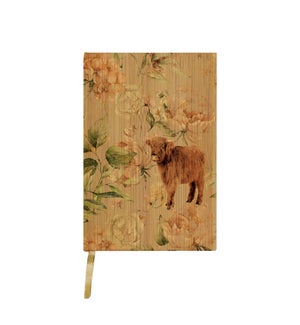 Cow Floral Journal